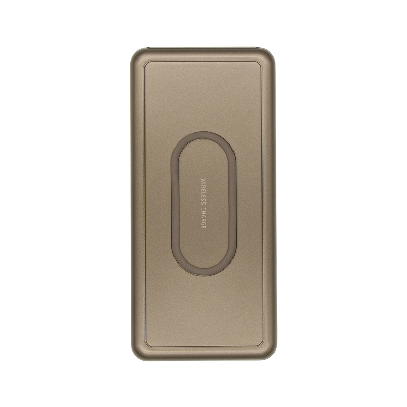 PD/QC対応 ワイヤレスモバイルバッテリー10,000mAh